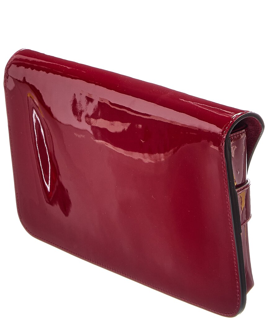 Gucci Gucci Red Patent Leather Bright Bit Clutch (Authentic Pre-Loved)