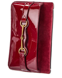 Gucci Gucci Red Patent Leather Bright Bit Clutch (Authentic Pre-Loved)