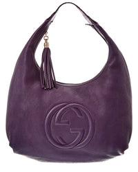 Gucci Gucci Purple Pebbled Calf Soho Bag (Authentic Pre-Loved)