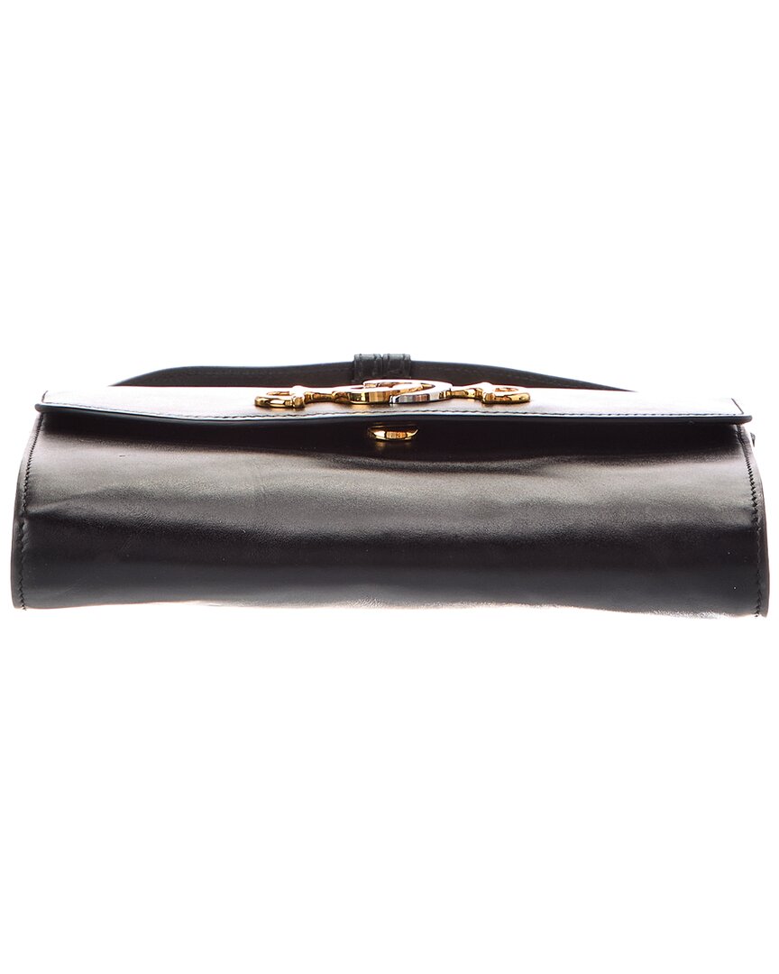 Gucci Gucci Black Calf Leather Zumi Top Handle (Authentic Pre-Loved)