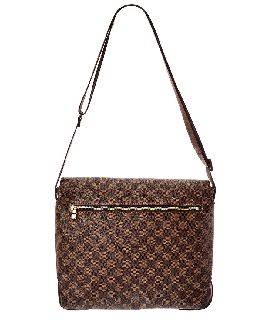 Louis Vuitton Louis Vuitton Brown Damier Ebene Canvas Brooklyn Mm (Authentic Pre-Loved)