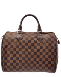 Louis Vuitton Louis Vuitton Brown Damier Ebene Canvas Speedy 30 (Authentic Pre-Loved)