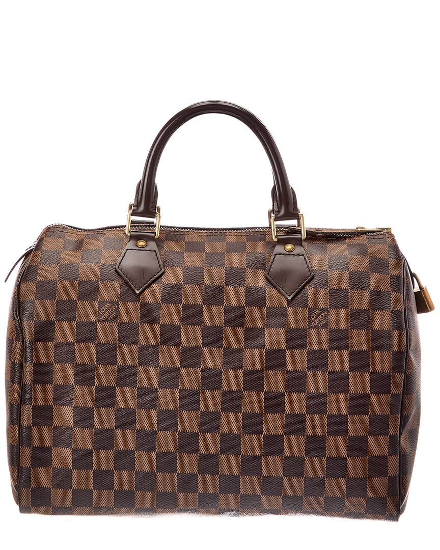 Louis Vuitton Louis Vuitton Brown Damier Ebene Canvas Speedy 30 (Authentic Pre-Loved)