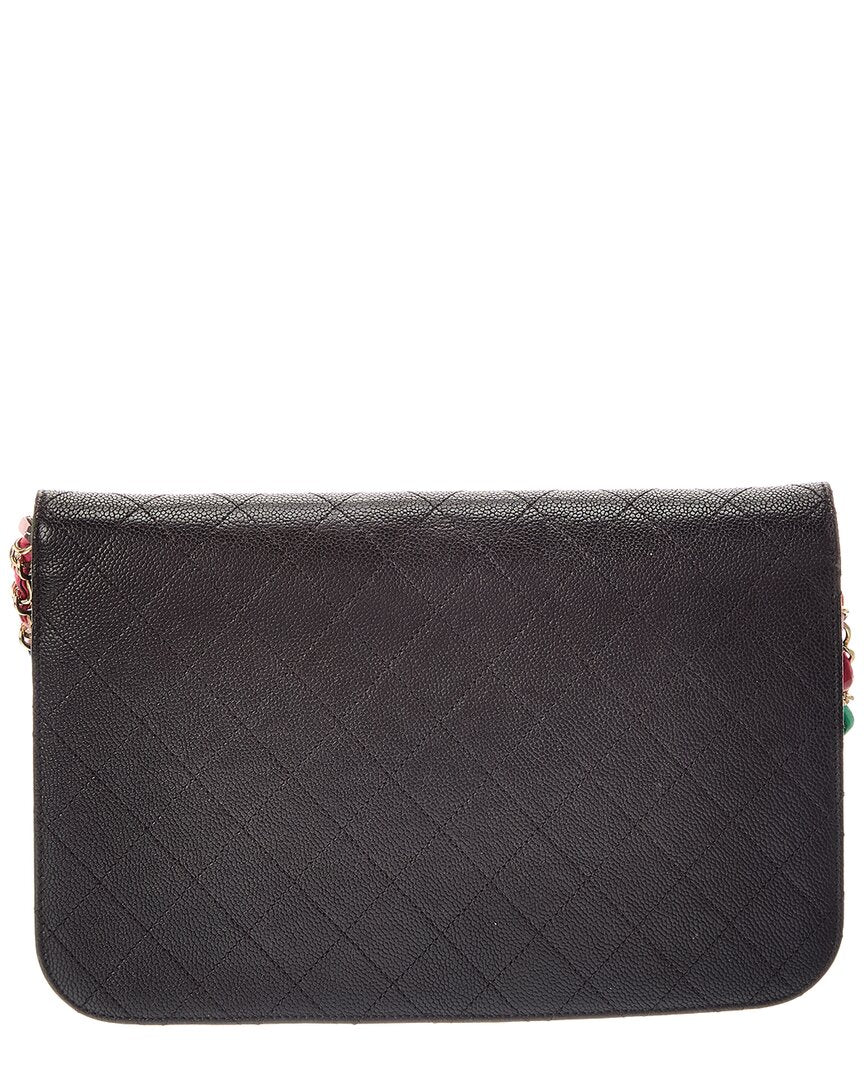 Chanel Chanel Black Quilted Calf Leather Shoulder Bag (Authentic Pre-Loved)