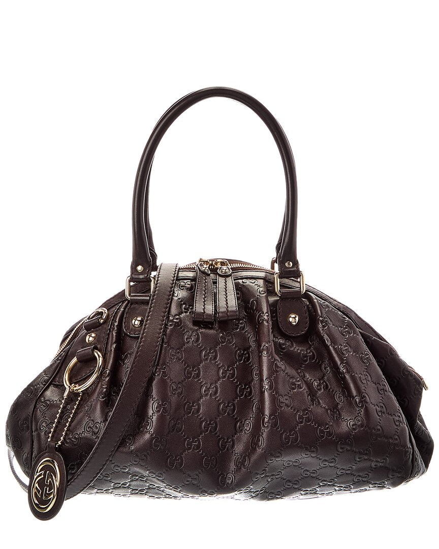 Gucci Gucci Brown Guccissima Leather 2Way Shoulder Bag (Authentic Pre-Loved)