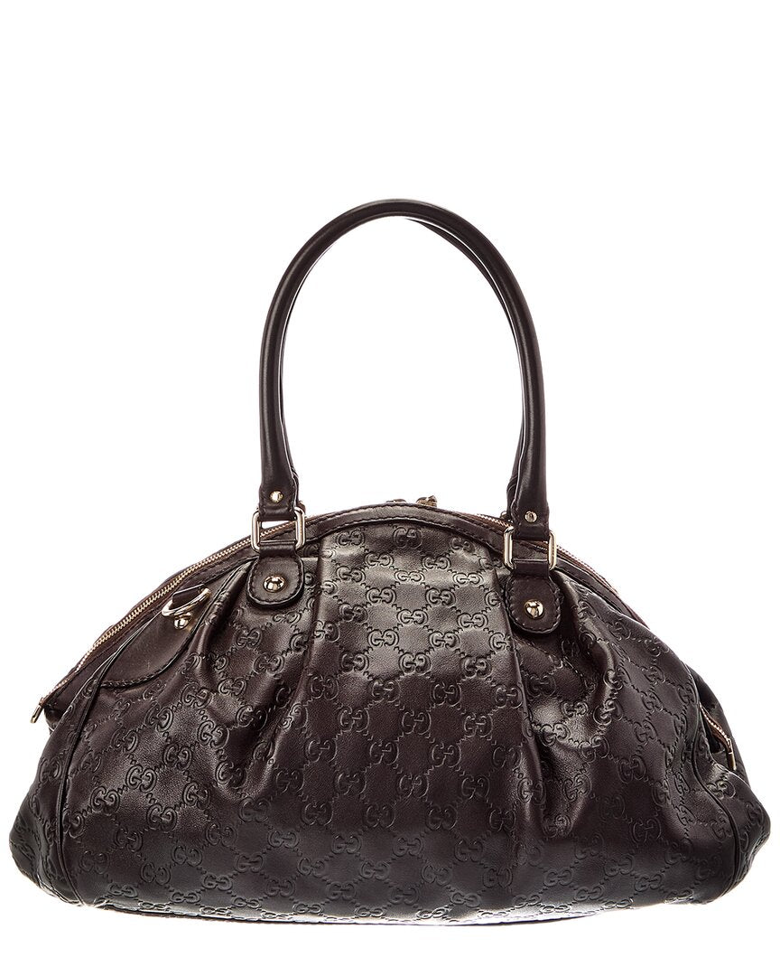 Gucci Gucci Brown Guccissima Leather 2Way Shoulder Bag (Authentic Pre-Loved)