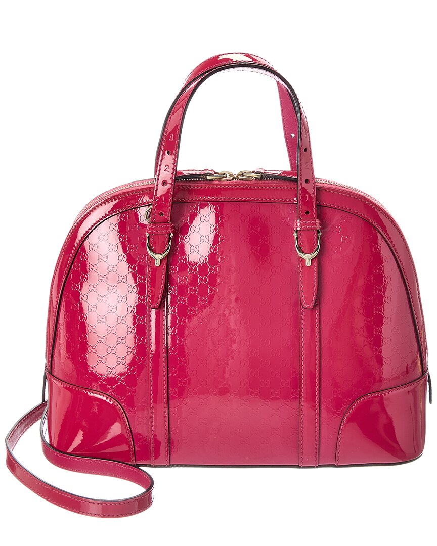 Gucci Gucci Red Microguccissima Leather Nice Top Handle Dome (Authentic Pre-Loved)