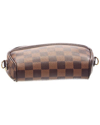 Louis Vuitton Louis Vuitton Brown Damier Ebene Ipanema Pochette (Authentic Pre-Loved)