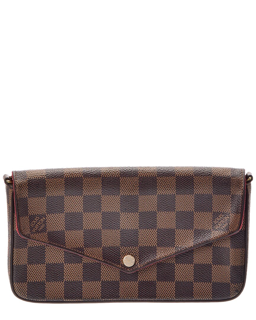 Louis Vuitton Brown Damier Ebene Félicie Pochette (Authentic Pre-Loved)