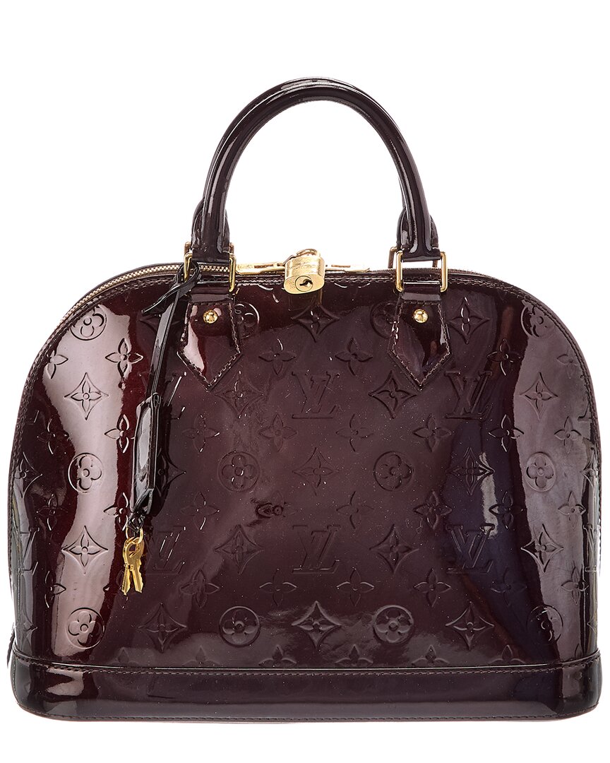 Louis Vuitton Louis Vuitton Red Monogram Vernis Alma (Authentic Pre-Loved)