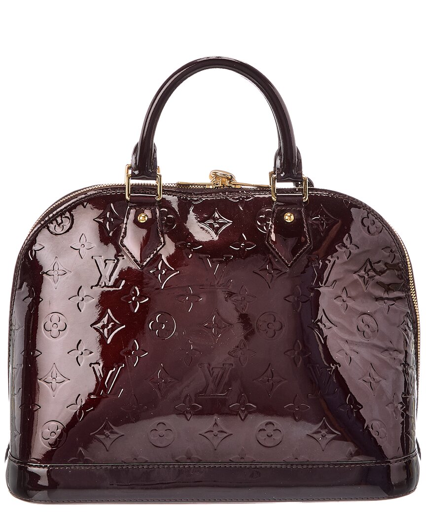 Louis Vuitton Louis Vuitton Red Monogram Vernis Alma (Authentic Pre-Loved)