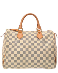Louis Vuitton Louis Vuitton White Damier Azur Speedy (Authentic Pre-Loved)