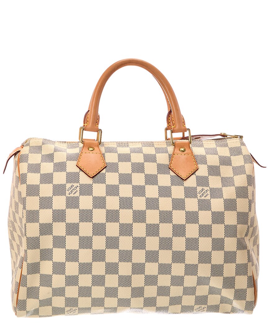 Louis Vuitton Louis Vuitton White Damier Azur Speedy (Authentic Pre-Loved)