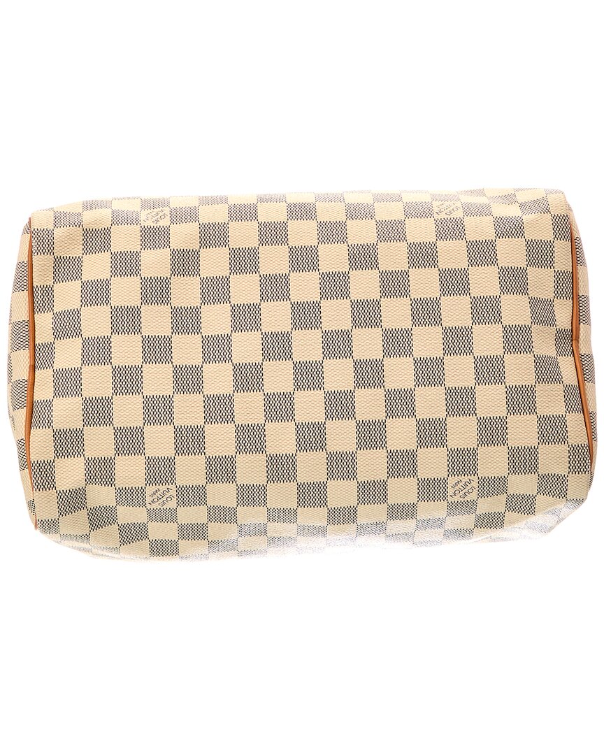 Louis Vuitton Louis Vuitton White Damier Azur Speedy (Authentic Pre-Loved)