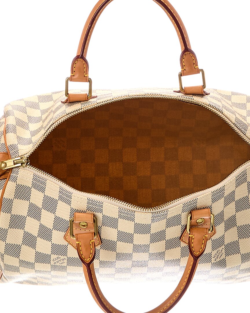 Louis Vuitton Louis Vuitton White Damier Azur Speedy (Authentic Pre-Loved)