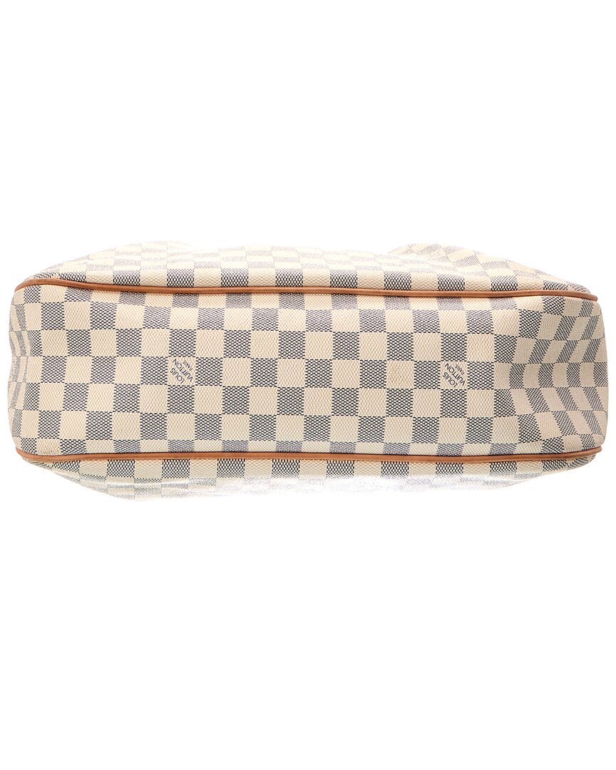 Louis Vuitton Louis Vuitton White Damier Azur Siracusa (Authentic Pre-Loved)