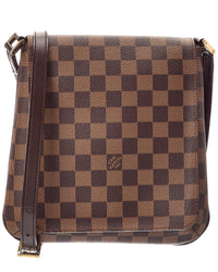Louis Vuitton Louis Vuitton Brown Damier Ebene Musette Tango Long Strap (Authentic Pre-Loved)