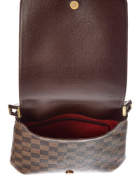 Louis Vuitton Louis Vuitton Brown Damier Ebene Musette Tango Long Strap (Authentic Pre-Loved)