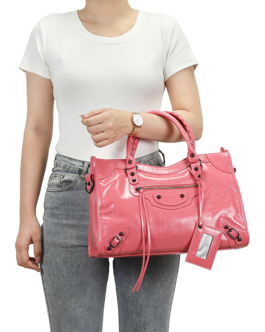 Tiffany & Fred Paris Tiffany & Fred Paris Distressed Leather Satchel