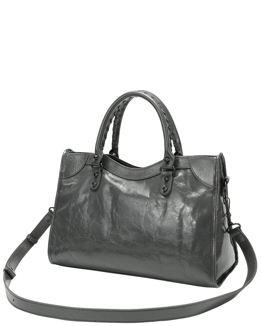 Tiffany & Fred Paris Tiffany & Fred Paris Distressed Leather Satchel