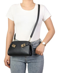 Tiffany & Fred Paris Tiffany & Fred Paris Structured Smooth Leather Cro