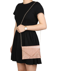 Tiffany & Fred Paris Tiffany & Fred Paris Crystal-Embellished Envelope Clutch