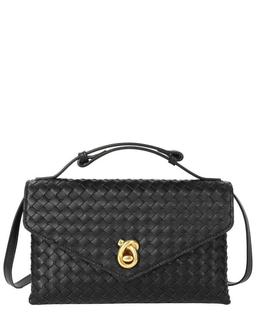 Tiffany & Fred Paris Tiffany & Fred Paris Intrecciato Leather Shoulder Bag