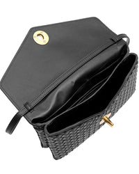 Tiffany & Fred Paris Tiffany & Fred Paris Intrecciato Leather Shoulder Bag