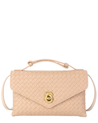 Tiffany & Fred Paris Tiffany & Fred Paris Intrecciato Leather Shoulder Bag