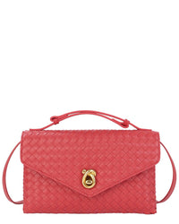 Tiffany & Fred Paris Tiffany & Fred Paris Intrecciato Leather Shoulder Bag
