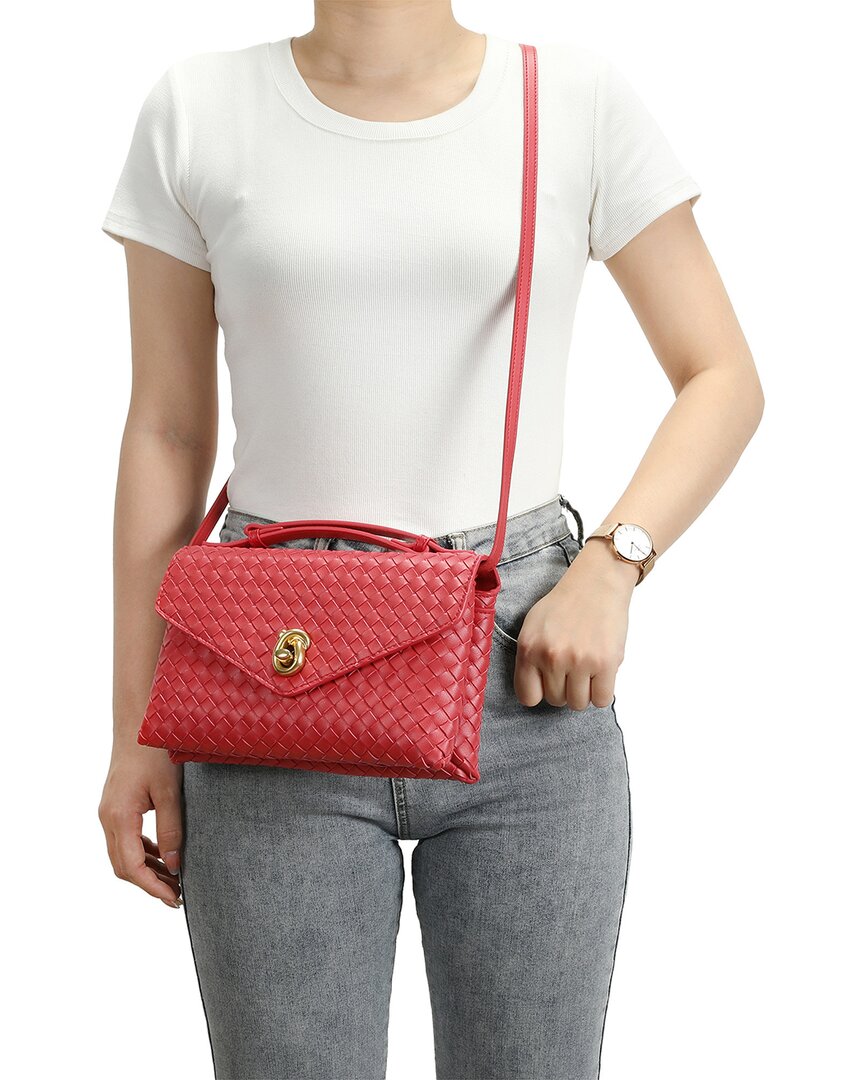Tiffany & Fred Paris Tiffany & Fred Paris Intrecciato Leather Shoulder Bag