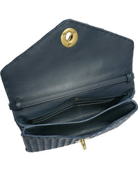 Tiffany & Fred Paris Tiffany & Fred Paris Intrecciato Leather Shoulder Bag