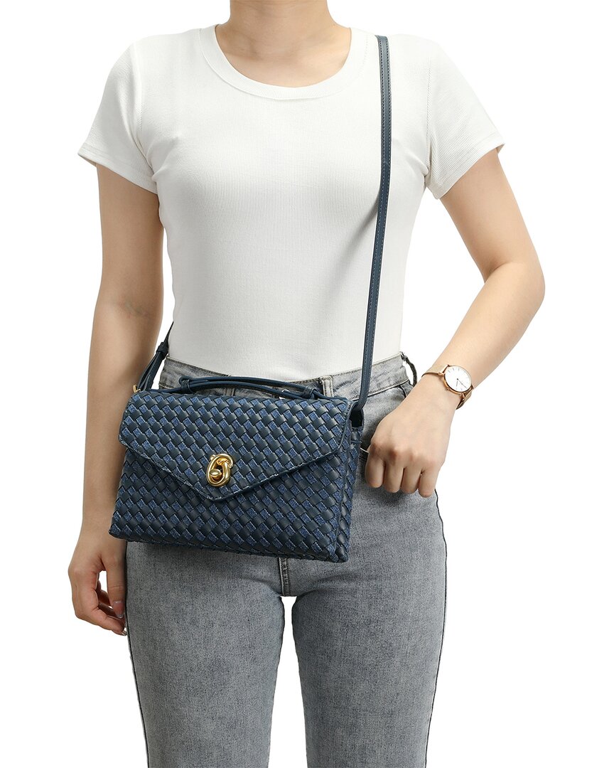 Tiffany & Fred Paris Tiffany & Fred Paris Intrecciato Leather Shoulder Bag