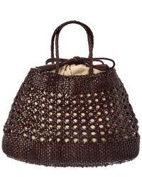 Dragon Diffusion Santa Cano Leather Top Handle Bag