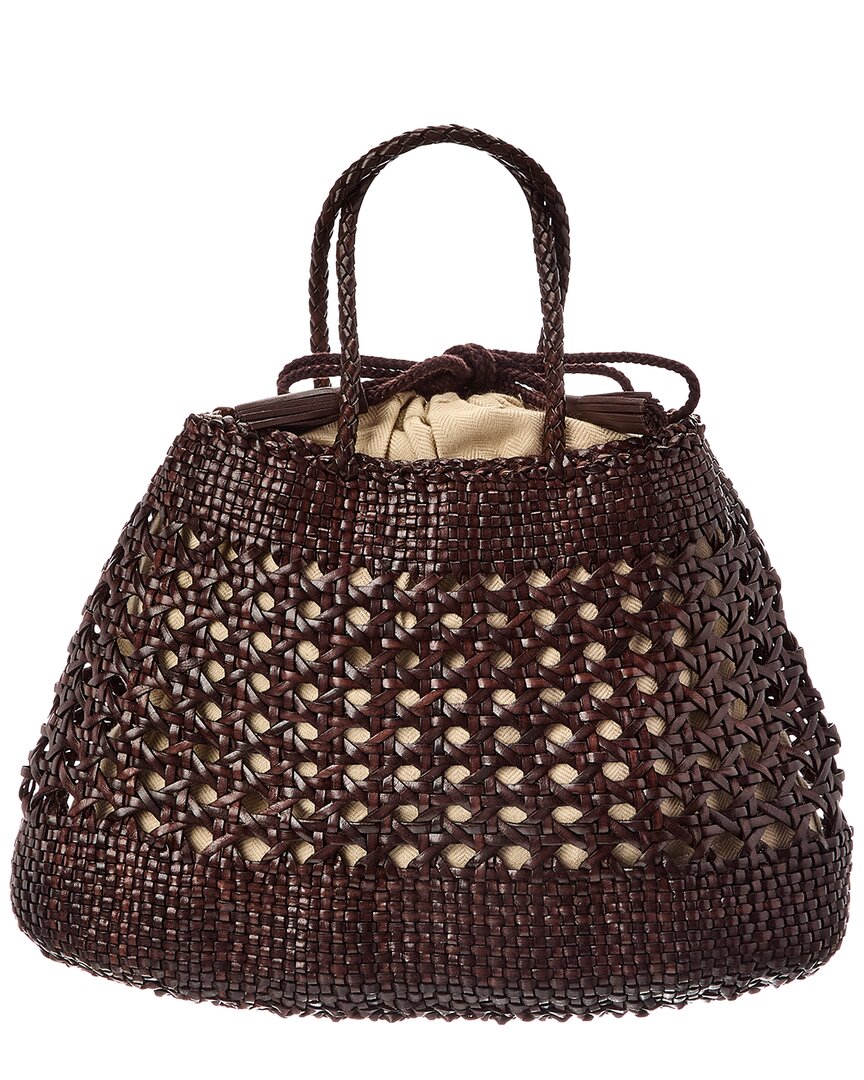 Dragon Diffusion Santa Cano Leather Top Handle Bag