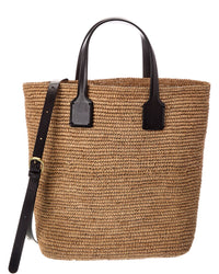 Dragon Diffusion Dragon Diffusion Sacha Straw & Leather Tote