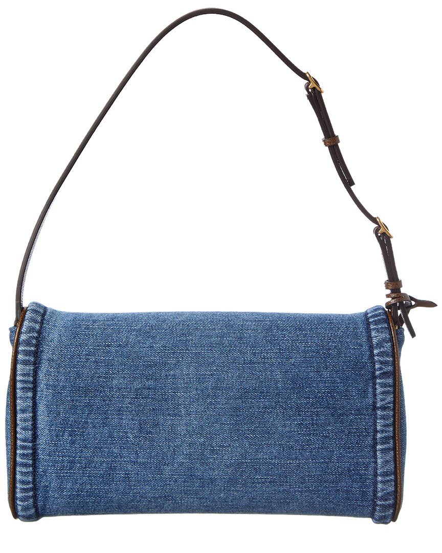 Valentino Valentino De Vain Small Denim Shoulder Bag
