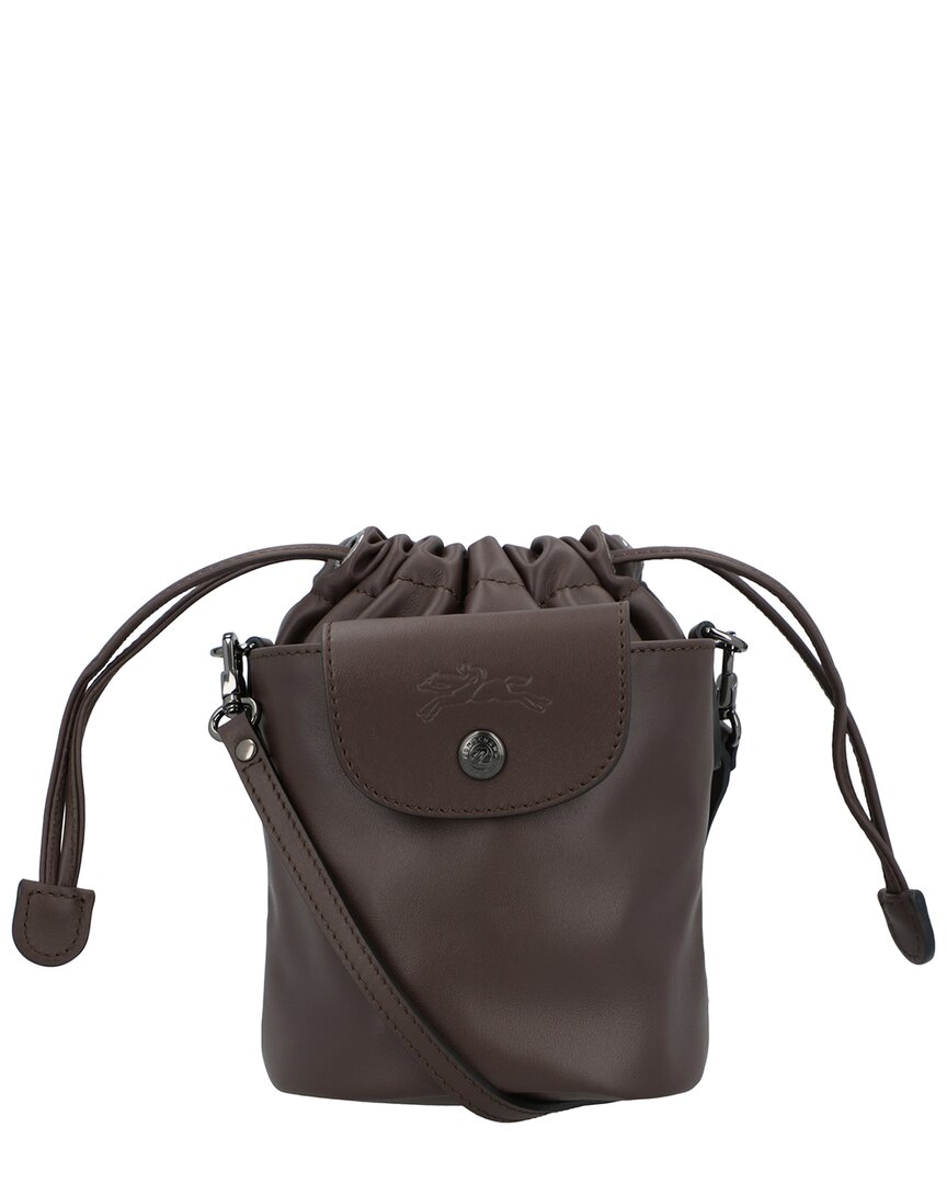Longchamp Longchamp Le Pliage Xtra Xs Leather Bucket Bag