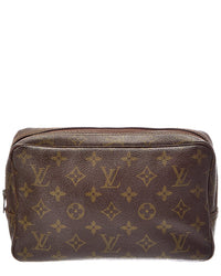 Louis Vuitton Louis Vuitton Brown Monogram Canvas Trousse Cometic Case (Authentic Pre-Loved)