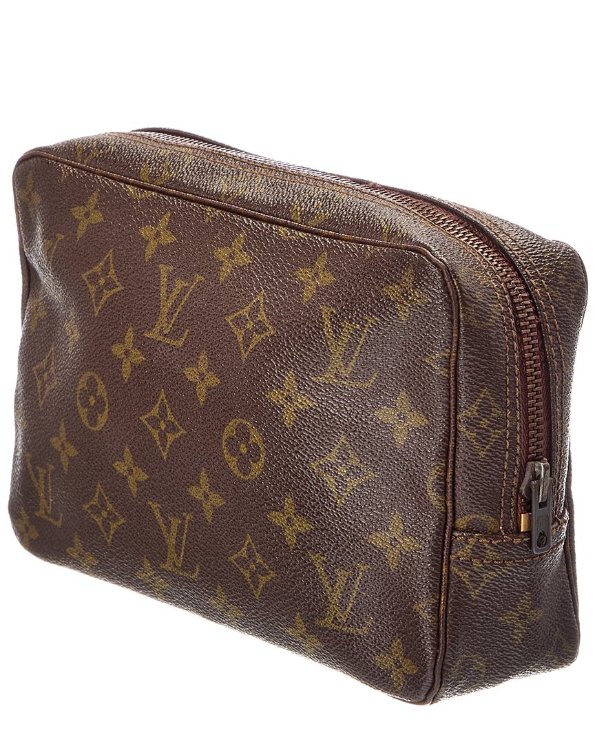 Louis Vuitton Louis Vuitton Brown Monogram Canvas Trousse Cometic Case (Authentic Pre-Loved)