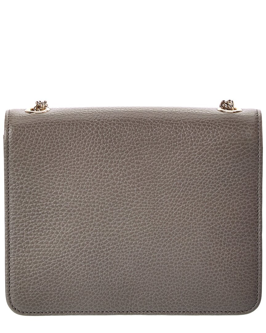 Gucci Gucci Grey Leather Interlocking Crossbody Small (Authentic Pre-Loved)