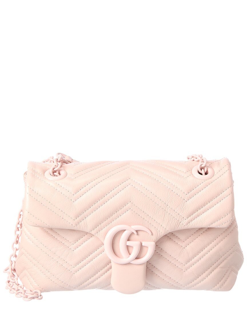 Gucci Gucci Gg Marmount Small Leather Shoulder Bag