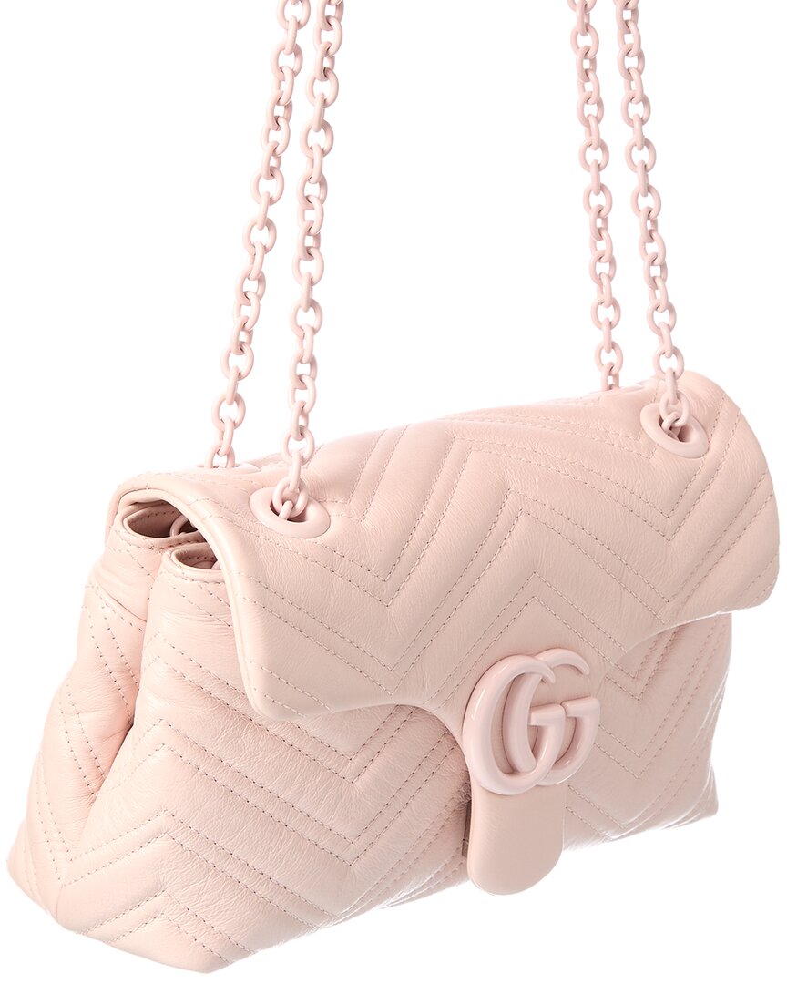 Gucci Gucci Gg Marmount Small Leather Shoulder Bag