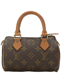 Louis Vuitton Louis Vuitton Brown Monogram Canvas Hl Speedy Mini (Authentic Pre-Loved)
