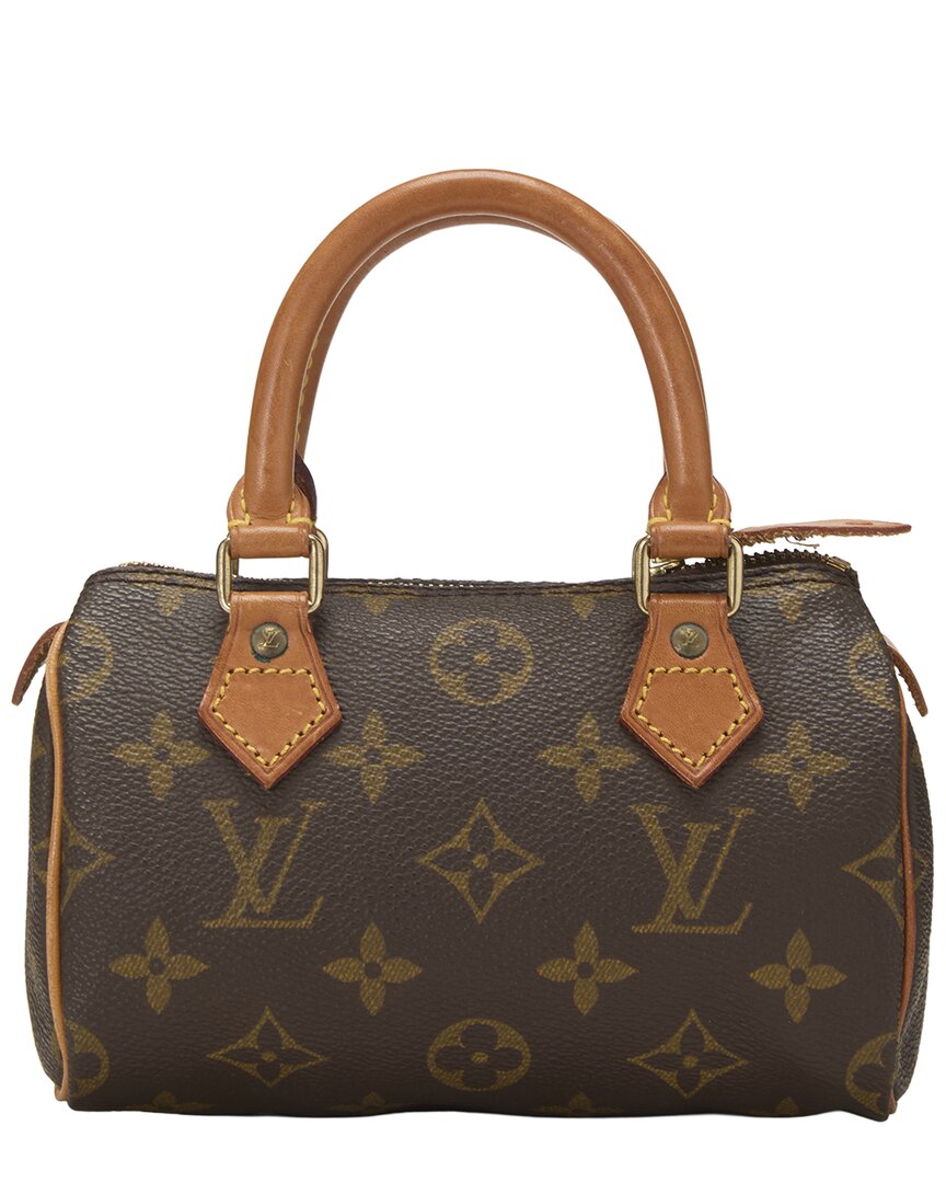 Louis Vuitton Louis Vuitton Brown Monogram Canvas Hl Speedy Mini (Authentic Pre-Loved)