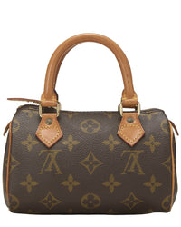 Louis Vuitton Louis Vuitton Brown Monogram Canvas Hl Speedy Mini (Authentic Pre-Loved)
