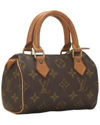 Louis Vuitton Louis Vuitton Brown Monogram Canvas Hl Speedy Mini (Authentic Pre-Loved)