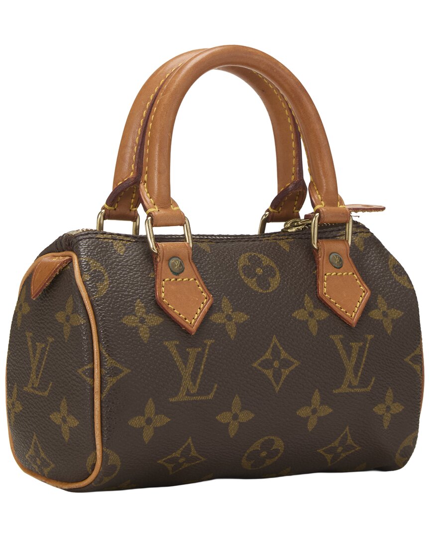 Louis Vuitton Louis Vuitton Brown Monogram Canvas Hl Speedy Mini (Authentic Pre-Loved)