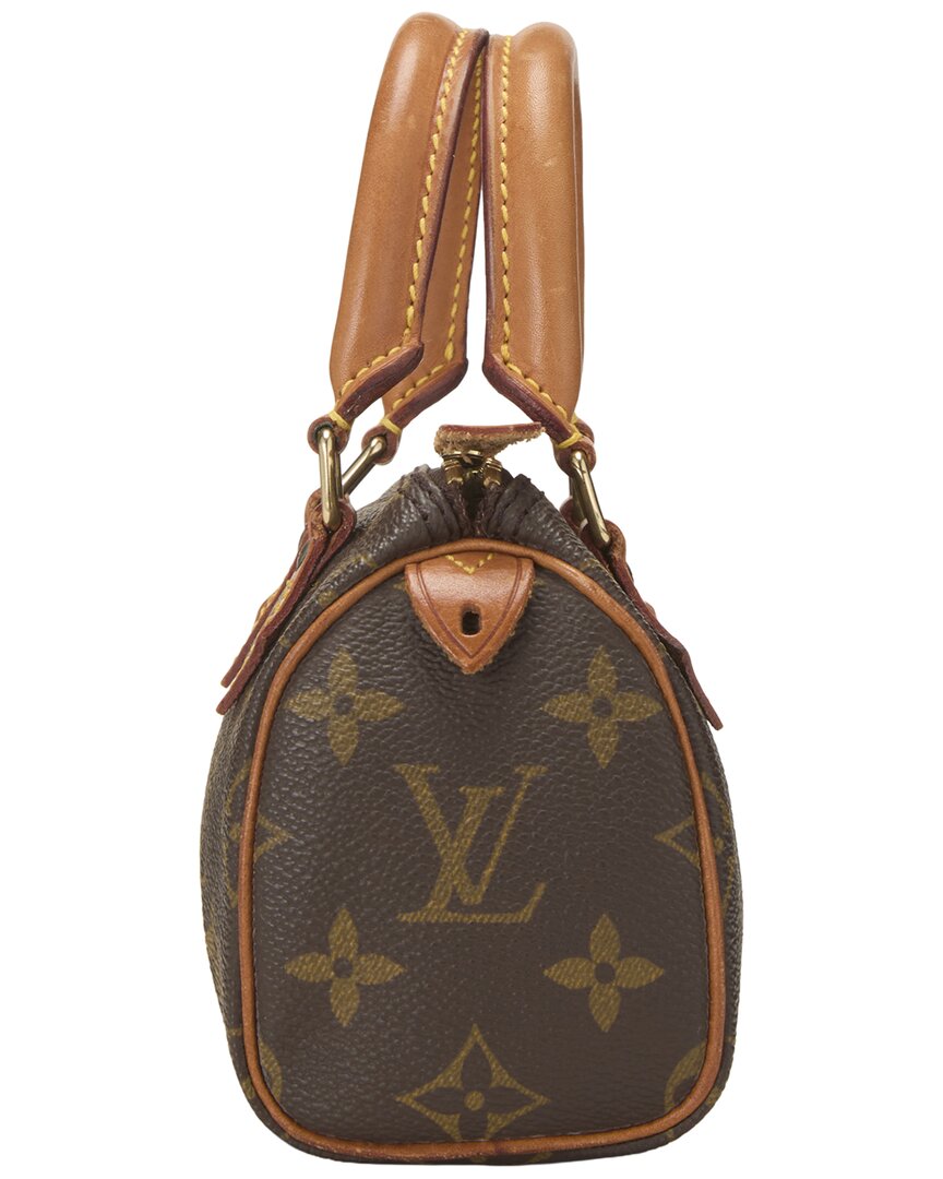 Louis Vuitton Louis Vuitton Brown Monogram Canvas Hl Speedy Mini (Authentic Pre-Loved)