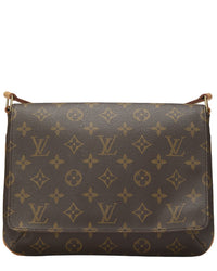 Louis Vuitton Louis Vuitton Brown Monogram Canvas Musette Tango (Authentic Pre-Loved)
